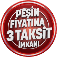 Peşin fiyatına 3 taksit imkanı